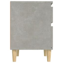 Berkfield Home Bedside Cabinet Concrete Grey 40x35x50 cm - Size: 40 x 35 x 50 cm - thumbnail 6