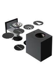 Nordlux Modern Outdoor Wall Light White Aluminium Intergrated LED Weatherproof - Mains Powered, IP44 - thumbnail 9