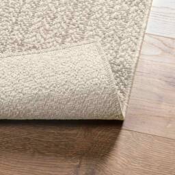 Berkfield Home Rug ZIZUR Cream 60x110 cm Jute Look Indoor & Outdoor - Size: Medium - thumbnail 7