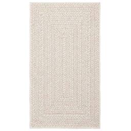 Berkfield Home Rug ZIZUR Cream 60x110 cm Jute Look Indoor & Outdoor - Size: Medium - thumbnail 1