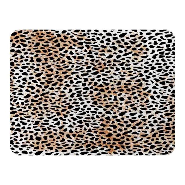 Benjamin Tate Design Leopard Spots Blanket in Natural - Size: 120 cm x 150 cm - image 1