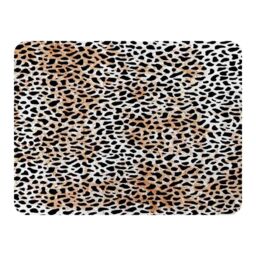 Benjamin Tate Design Leopard Spots Blanket in Natural - Size: 120 cm x 150 cm - thumbnail 1