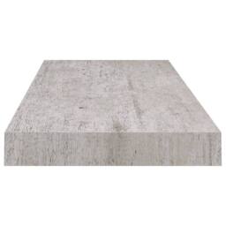 Berkfield Home Floating Wall Shelves 4 pcs Concrete Grey 60x23.5x3.8 cm MDF - thumbnail 6