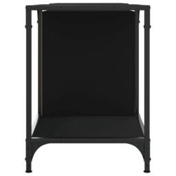 Berkfield Home TV Cabinet Black 153x37x50 cm Engineered Wood - Size: 153 x 37 x 50 cm - thumbnail 5