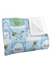 Hidden Pigeon Dont Let The Pigeon Drive The Sleigh Pattern Silky Touch Super Soft Throw Blanket 152 X 127 cm in White - thumbnail 3