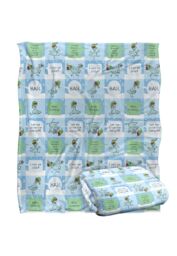 Hidden Pigeon Dont Let The Pigeon Drive The Sleigh Pattern Silky Touch Super Soft Throw Blanket 152 X 127 cm in White - thumbnail 2