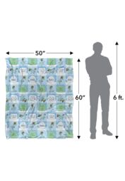 Hidden Pigeon Dont Let The Pigeon Drive The Sleigh Pattern Silky Touch Super Soft Throw Blanket 152 X 127 cm in White - thumbnail 5