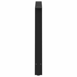 Berkfield Home Coffee Table Legs A-Shaped 2 pcs Black¬†100x(72-73) cm Steel in Black - thumbnail 6