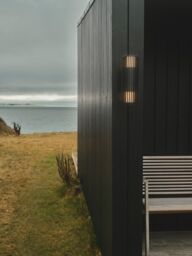 Nordlux Modern Outdoor Wall Light Black Aluminium E27 Coastal/Marine Safe - Mains Powered, IP54 - thumbnail 4