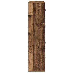Berkfield Home Durable Bookcase Old Wood 60x24x101.5 cm Engineered Wood in Brown - thumbnail 6
