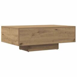 Berkfield Home Modern Coffee Table Artisan Oak 85x55x31 cm Engineered Wood in Brown - Size: 85 x 55 x 31 cm - thumbnail 3