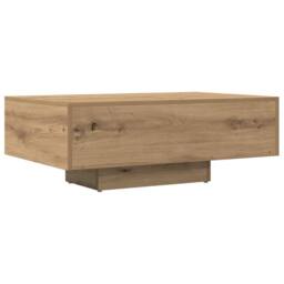 Berkfield Home Modern Coffee Table Artisan Oak 85x55x31 cm Engineered Wood in Brown - Size: 85 x 55 x 31 cm - thumbnail 6