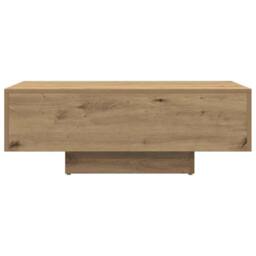 Berkfield Home Modern Coffee Table Artisan Oak 85x55x31 cm Engineered Wood in Brown - Size: 85 x 55 x 31 cm - thumbnail 4