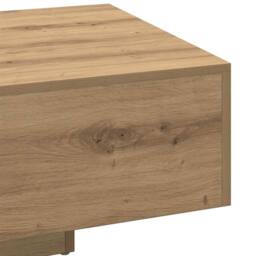 Berkfield Home Modern Coffee Table Artisan Oak 85x55x31 cm Engineered Wood in Brown - Size: 85 x 55 x 31 cm - thumbnail 7