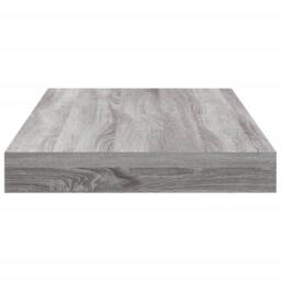 Berkfield Home Durable Wall Shelves 4 pcs Grey Sonoma 40x10x1.5 cm Engineered Wood - thumbnail 5
