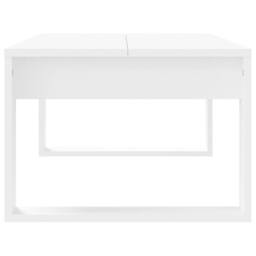 Berkfield Home Coffee Table White 102x50x35 cm Engineered Wood - Size: 102 x 50 x 35 cm - thumbnail 5