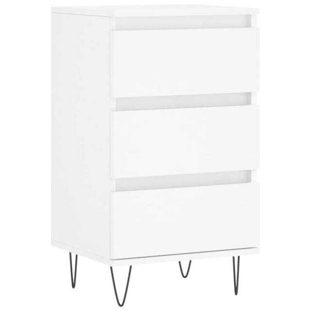 Berkfield Home Sideboard White 40x35x70 cm Engineered Wood - Size: 40 x 35 x 70 cm - image 1