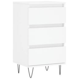 Berkfield Home Sideboard White 40x35x70 cm Engineered Wood - Size: 40 x 35 x 70 cm - thumbnail 1