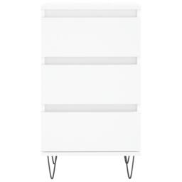 Berkfield Home Sideboard White 40x35x70 cm Engineered Wood - Size: 40 x 35 x 70 cm - thumbnail 5