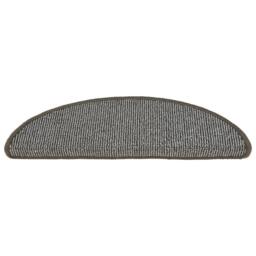 Berkfield Home Comfortable Carpet Stair Treads 15 pcs Grey 56x17x3 cm - Size: Medium - thumbnail 4