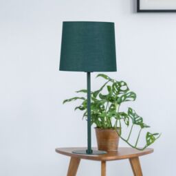 First Choice Lighting Colours - Set of 2 Dark Green 40cm Lamps - thumbnail 4