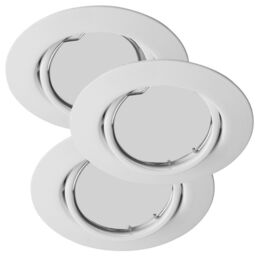 Nordlux Modern Indoor Downlight White Metal GU10 3 Pack - Mains Powered, IP23 - thumbnail 3