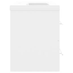 Berkfield Home Sink Cabinet with Built-in Basin White Engineered Wood - thumbnail 7