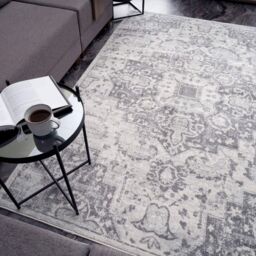 THE RUGS Montana Vintage Grey & Cream Living Room Area Rug 4060 - Size: 80 cm x 150 cm - thumbnail 6