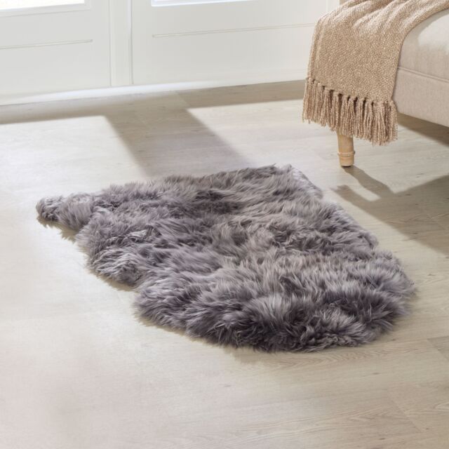 Native Natural Grey Sheepskin Rug XXL - Size: 60 cm x 120 cm - image 1
