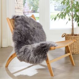 Native Natural Grey Sheepskin Rug XXL - Size: 60 cm x 120 cm - thumbnail 2