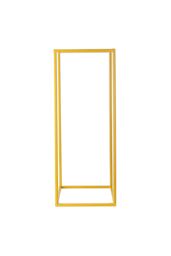 Living and Home Gold Detachable Wedding Metal Flower Stand Rectangular Floor Vase Column, 21cm W x 21cm D x 40cm H - Size: 21 cm W x 21 cm D x 40 cm H - thumbnail 6