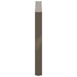 Berkfield Home Coffee Table Legs U-Shaped 2 pcs Natural Steel 100x(72-73) cm Steel in Brown - thumbnail 6