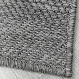 runrug Carpet Runner Rug - Indoor/Outdoor, Reversible, 2mm - 'Stripes' in Grey - Size: 60 cm x 150 cm - thumbnail 2