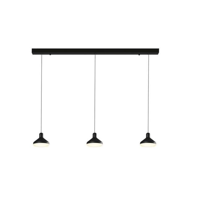 Netlighting Antaras 3 Light Linear Bar Pendant 24W LED 3000K 1770lm Black - image 1