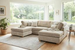 The Great Sofa Company Hyde U Shape Corner Sofa in Stone - thumbnail 5