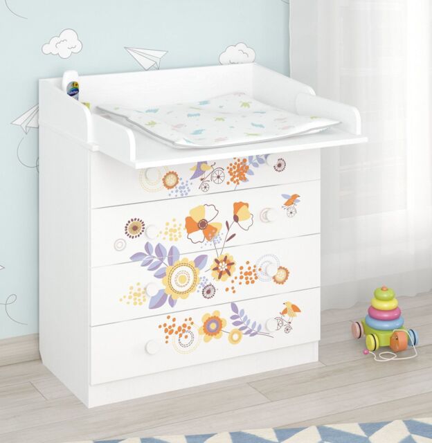 Shefa Line Shefa 800 Kids Changing Dresser Bike Tour White (2 Boxes) - image 1