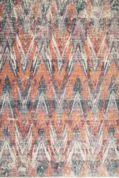 Kukoon Beige Multi-Colour Abstract Soft Chenille Washable Living Room Area Rug - Size: 120 cm x 170 cm - thumbnail 1
