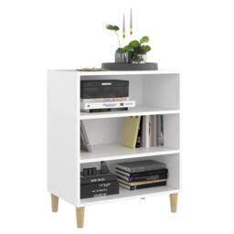 Berkfield Home Sideboard White 57x35x70 cm Engineered Wood - Size: 57 x 35 x 70 cm - thumbnail 1
