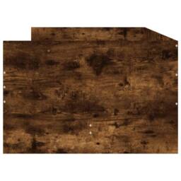 Berkfield Home Modern Bed Frame with Drawers without Mattress Smoked Oak 90x190 in Brown - Size: Single - thumbnail 7