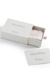 Murmur ' ' Silk Pillowcase in Grey - Size: Standard Pillow Case - thumbnail 3