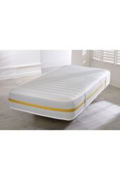 Starlight Beds Lunar Luxe Hybrid Mattress 7.5 Inch Deep Memory Foam & Coil Spring in White - Size: Double - thumbnail 2