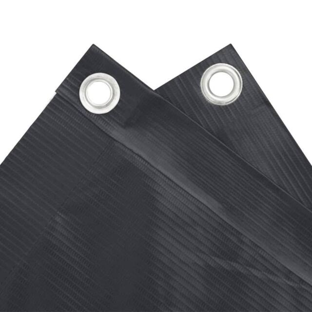 Berkfield Home Modern Balcony Screen Oxford Fabric 90x600 cm Anthracite in Dark Grey - image 1