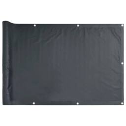 Berkfield Home Modern Balcony Screen Oxford Fabric 90x600 cm Anthracite in Dark Grey - thumbnail 3