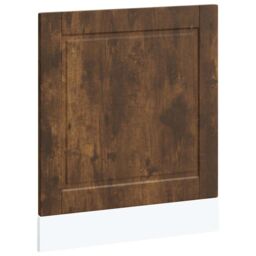 Berkfield Home Dishwasher Panel Porto Smoked Oak 60x1.5x67 cm Engineered Wood in Brown - thumbnail 2