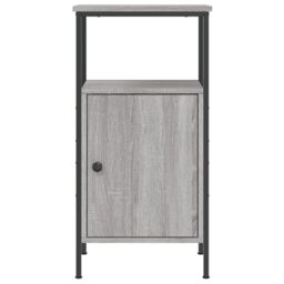 Berkfield Home Bedside Cabinet Grey Sonoma 41x31x80 cm Engineered Wood - Size: 41 x 31 x 80 cm - thumbnail 5