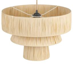 Wyld and Coco Japandi Pendant Lamp - Natural Paper Shade Jute Cord - thumbnail 4