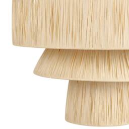 Wyld and Coco Japandi Pendant Lamp - Natural Paper Shade Jute Cord - thumbnail 5