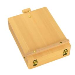 SPETLEK Portable Wooden Drawers Artist Table Desk Top Easel Stand in Natural - Size: Large - thumbnail 3