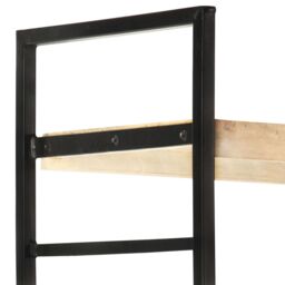Berkfield Home 4-Tier Bookcase 80x30x180 cm Solid Mango Wood in Brown - Size: 80 x 30 x 180 cm - thumbnail 6