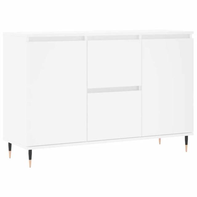 Berkfield Home Sideboard White 104x35x70 cm Engineered Wood - Size: 104 x 35 x 70 cm - image 1